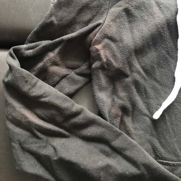 Victoria’s Secret PINK black half zip sweatshirt. Size XS. - Picture 2 of 4